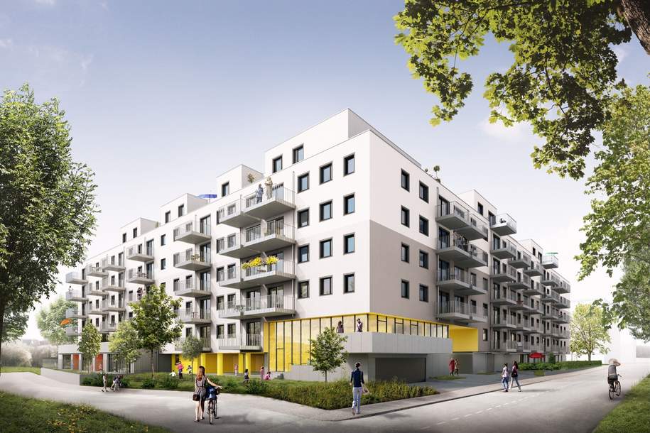 Viola Park – Platz für alles, was zählt: 3 Zimmer und ein herrlicher Balkon | am Laaer Berg, Wohnung-miete, 1.040,00,€, 1100 Wien 10., Favoriten