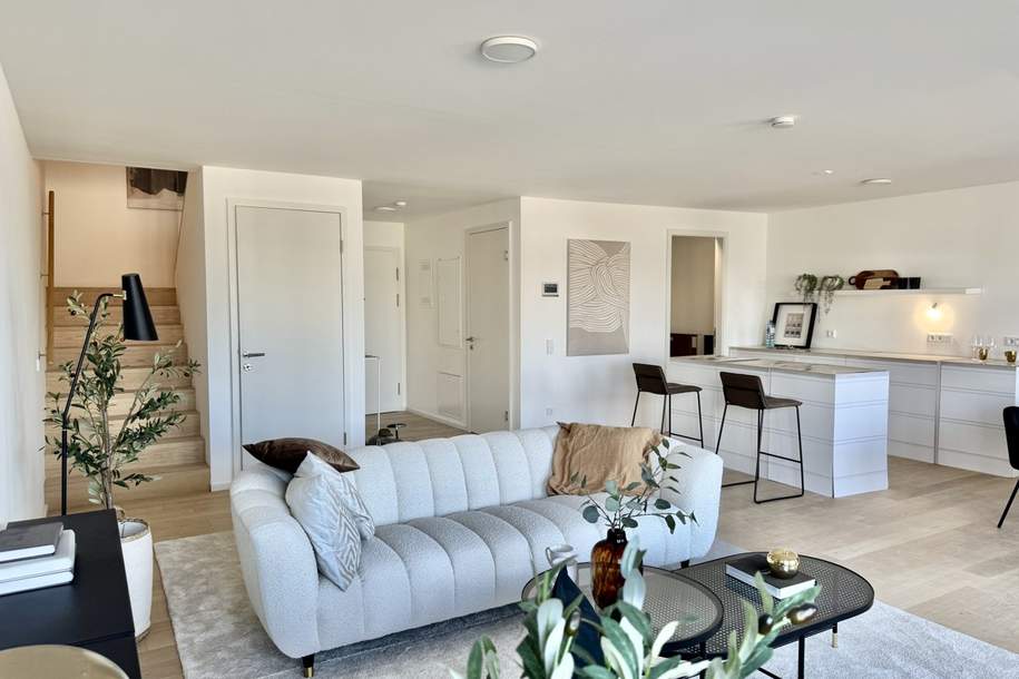 Direkt am Hauptbahnhof: Maisonette mit Gartenidylle - Provisionsfrei und fertig, Wohnung-kauf, 850.000,€, 1100 Wien 10., Favoriten