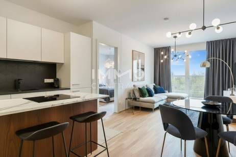 Bezugsfertig im August: PROVISIONSFREIE 2-Zimmer-Wohnung mit großem Balkon – Erstbezug nahe Alte Donau, Wohnung-kauf, 259.500,€, 1210 Wien 22., Donaustadt