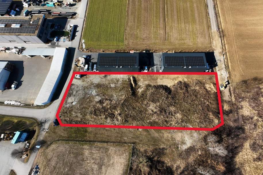4.253 m² Gewerbegrundstück im Industriegebiet Tillmitsch – teilweise geschottert, Stromanschluss vorhanden, Gewerbeobjekt-legalform.pacht, 3.900,00,€, 8434 Leibnitz