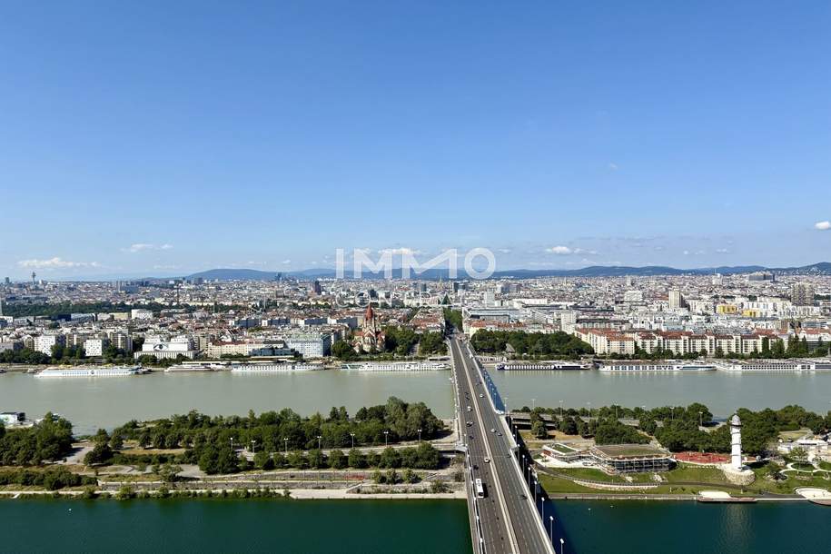 Stephansdom, Kahlenberg, Neue Donau - alles im Blick! Gym, Pool, Spa, Lounges, Doorman (Erstbezug), Wohnung-kauf, 424.710,€, 1220 Wien 22., Donaustadt