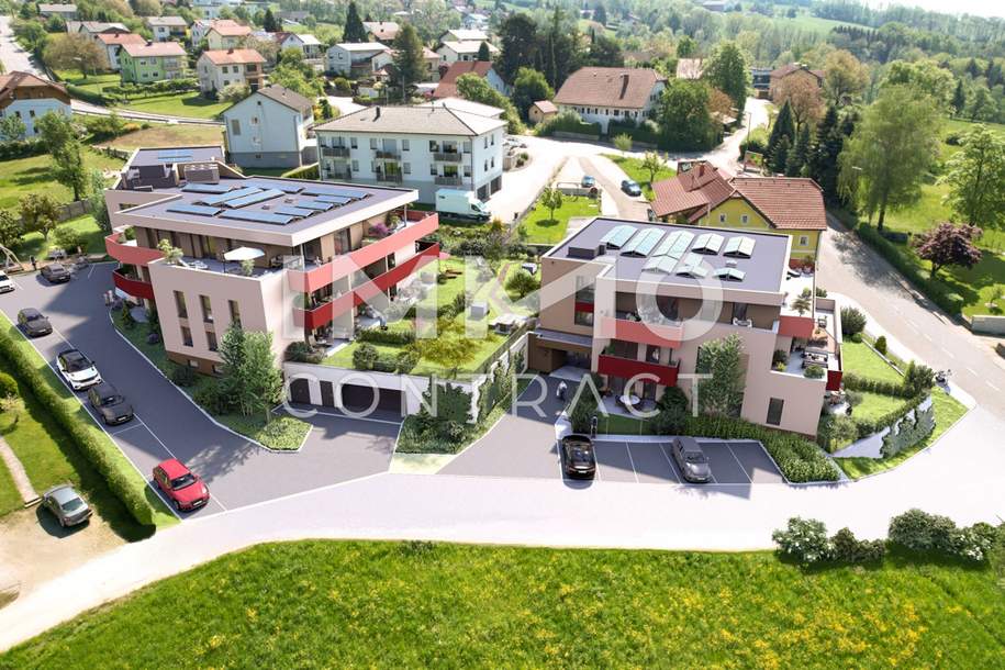 Ideale Kleinwohnung für Gartenliebhaber in den STADTTERRASSEN PEUERBACH - provisionsfrei! ** JETZT FRÜHKÄUFER-RABATT!**, Wohnung-kauf, 214.064,€, 4722 Grieskirchen