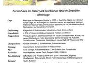 Ferienhaus/Alleinlage in absoluter Ruhelage am Waldrand (Provisionsfrei)