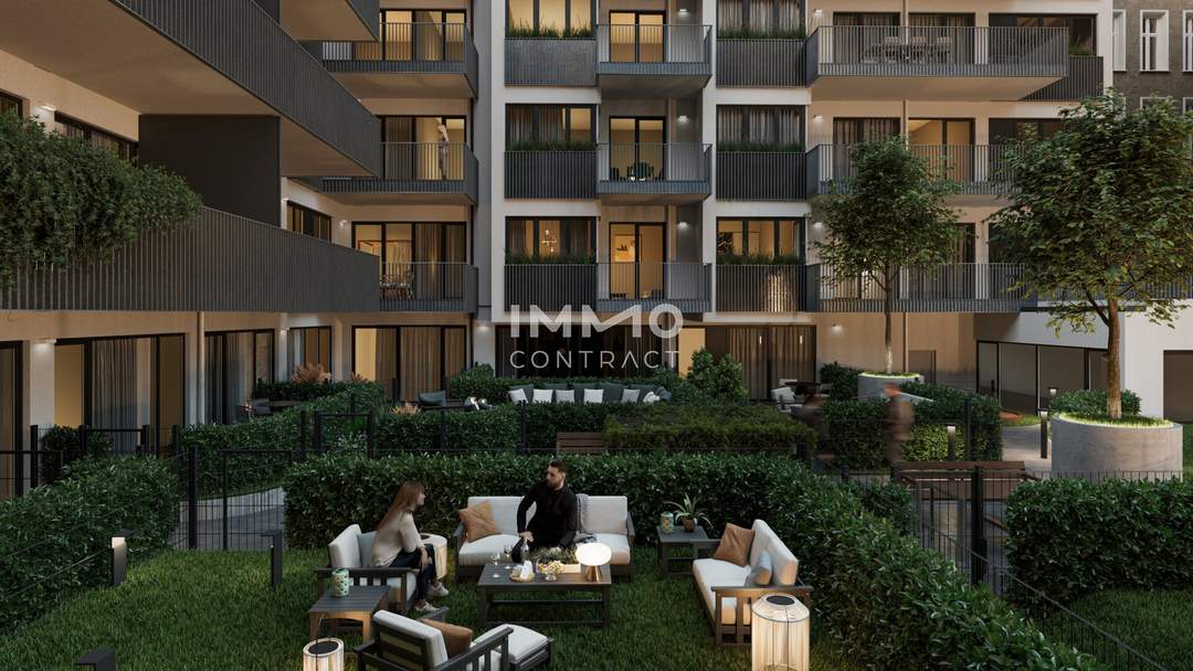 WOHNEN AM PARK: Mit Garten - 3 Zimmer Wohnung für Anspruchsvolle