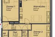 Kompakte 3-Zimmer-DG-Wohnung mit MEGA-WEST-TERRASSE (23m²) nahe Akademiepark
