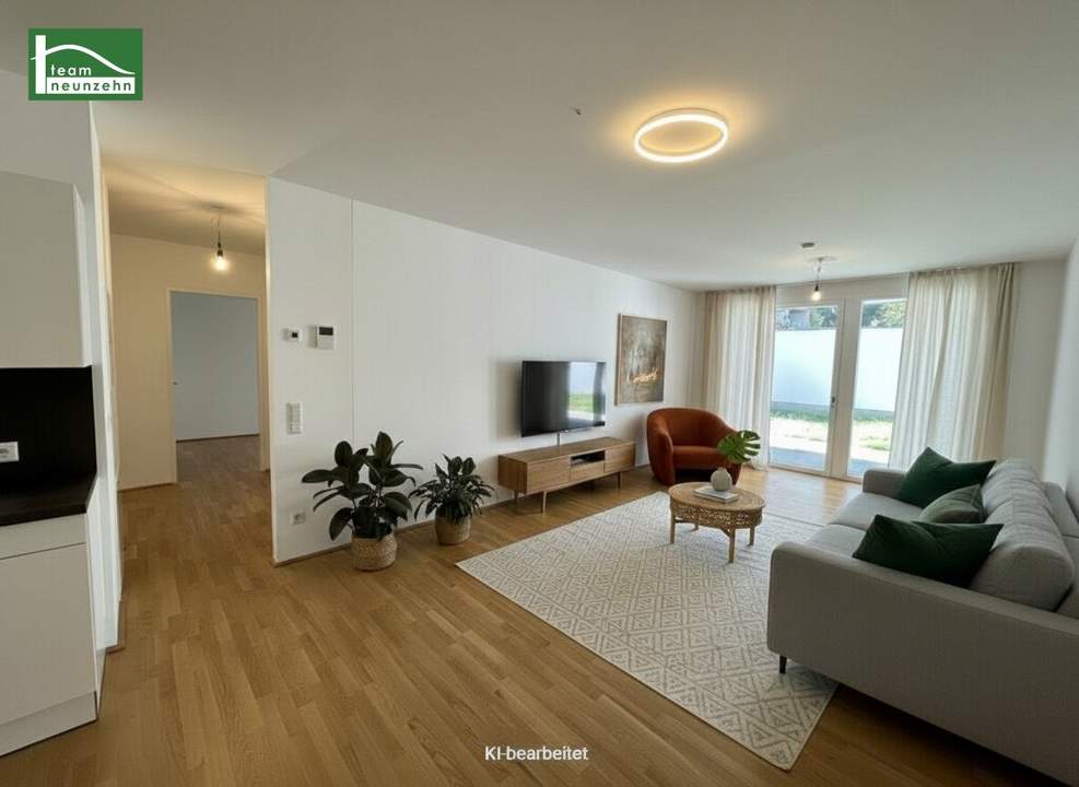 Ruhig wohnen, perfekt angebunden – moderne 2-Zimmer-Gartenwohnung