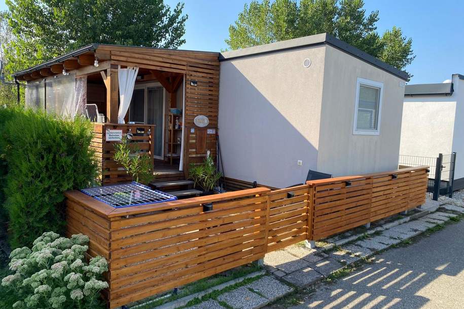 Gepflegtes Mobilheim mit Wohlfühlfaktor - provisionsfrei für den Käufer!, Haus-kauf, 39.990,€, 7071 Rust(Stadt)