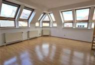 DACHGESCHOSS, AUGARTEN-NÄHE, 87 m² Maisonette mit 10 m2 Terrasse, Wohnküche, 2 Zimmer, Galerie, 2 Bäder, Rembrandtstraße