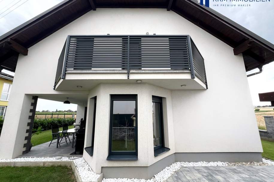 Luxuriöses Einfamilienhaus in Gerasdorf: 6 Zimmer, 207m², Terrasse &amp; Balkone!, Haus-kauf, 800.000,€, 2201 Korneuburg