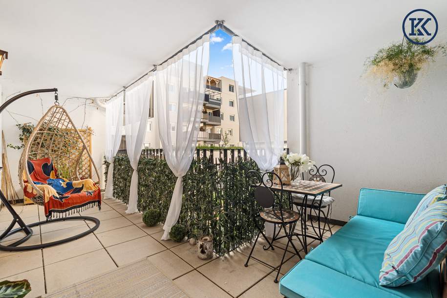 Hofseitige 3-Zimmer-Wohnung mit 14 m² Loggia, Wohnung-kauf, 399.000,€, 1220 Wien 22., Donaustadt