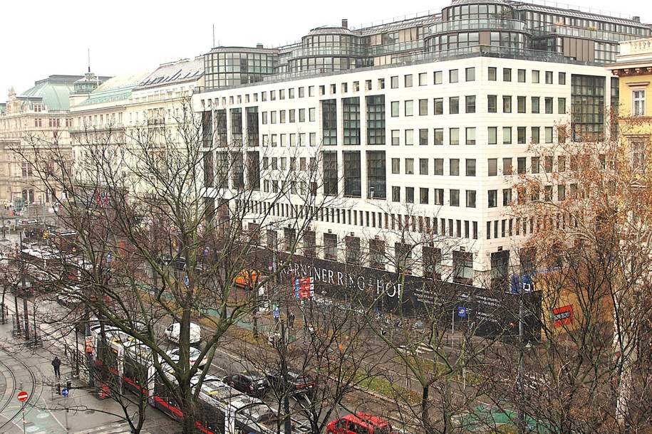 großzügige, sonnendurchflutete Büroetage am Kärntner Ring***Palaishaus von Teophil Hansen***, Gewerbeobjekt-miete, 26.564,21,€, 1010 Wien 1., Innere Stadt