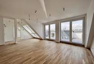 Erstbezug! Schöne Dachgeschosswohnung mit Terrasse