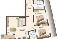 NEUWERTIGE geräumige 3-Zimmer-Terrassenwohnung