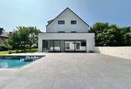 Villa mit Chic und Charme zwischen Himmel und Wien und mit Lift I Skylineblick auf Wien I Salzwasserpool I Designerküche I