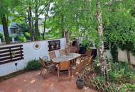 GROSSER EBENER GARTEN MIT TEILSANIERTEM HAUS MIT 2 WOHNEINHEITEN NAHE WIEN