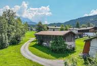 Baugrundstück mit Einfamilienhaus-Planstudie