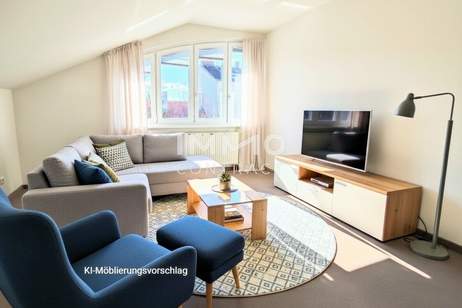 Ruhe genießen und zentrumsnah wohnen – Helle 3-Zimmer-Dachgeschoß-Wohnung mit Gartenblick, Wohnung-kauf, 298.000,€, 2500 Baden