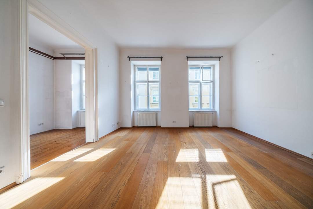 81 m² in gepflegtem Altbau, absolut zentrale Lage in der Neubaugasse | Spittelberg