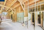 Naturnahes Anwesen im Thayatal: Pferdestall und Flusszugang in Sauggern