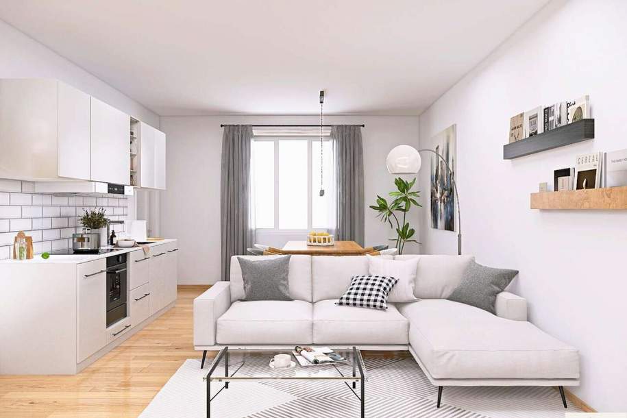 Frisch saniert ist ganz gewonnen - U4U6 Längenfeldgasse, Wohnung-kauf, 209.000,€, 1120 Wien 12., Meidling