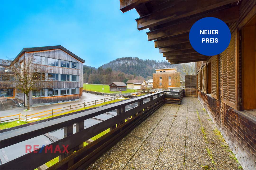 Geniale Gelegenheit - Im Herzen von Bezau 3-Zimmer-Wohnung