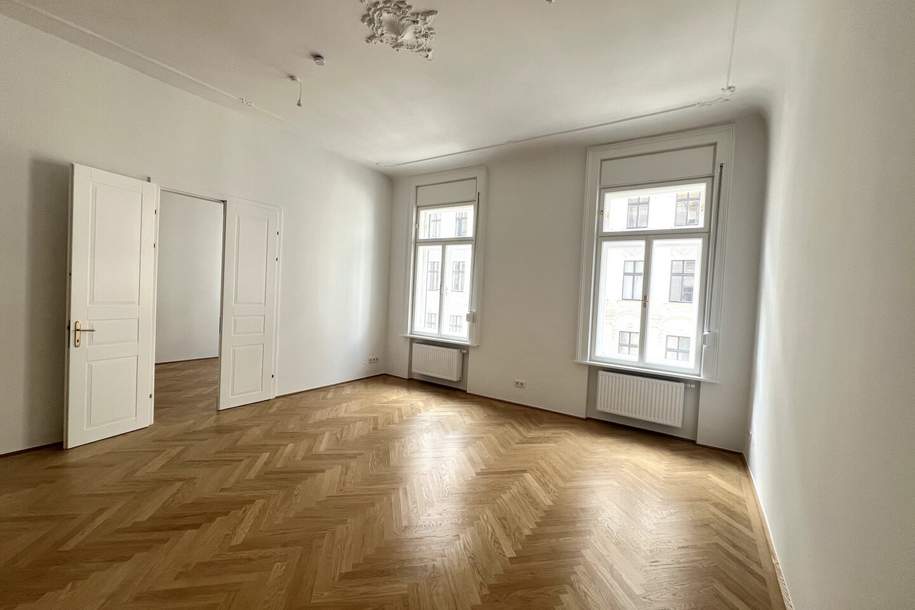 UNBEFRISTET - Repräsentative 4-Zimmer Wohnung in Top Innenstadtlage mit offener Küche, Balkon, Abstellraum, Kellerabteil - barrierefrei, Wohnung-miete, 3.392,83,€, 1010 Wien 1., Innere Stadt