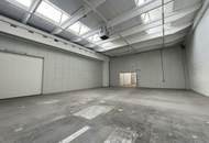 Gewerbepark Traiskirchen! 900 m² Halle mit Rampe und ebenerdiger Einfahrt für Gabelstapler! € 6,90 inkl allg. BK/m² netto!