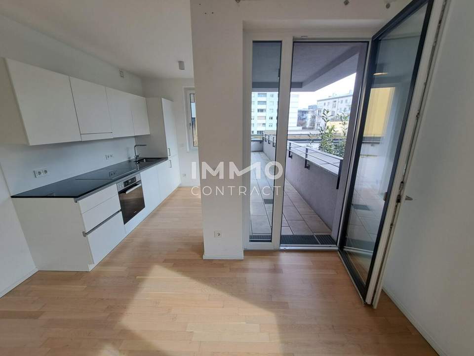 ++Neuwertige 2 Zimmer City-Wohnung mit Loggia und 29m² großer Terrasse im Zentrum von Linz++