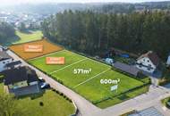 Attraktive Baugründe in Bürmoos 571 und 600 qm
