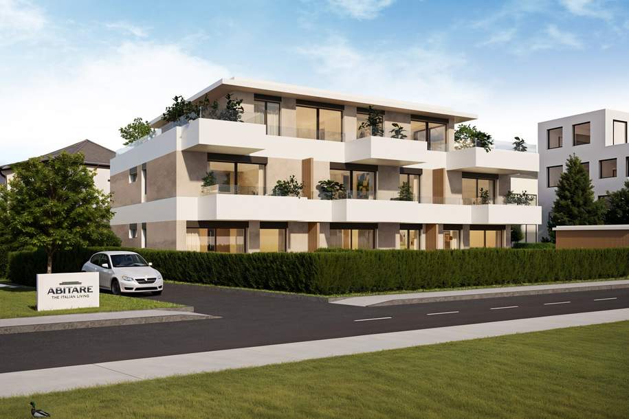 NEUBAU *** Abitare *** The Italian Living - Stilvoll wohnen – urban, elegant, mediterran - * Bezug: Sommer 2026 *, Wohnung-kauf, 528.000,€, 9020 Klagenfurt(Stadt)