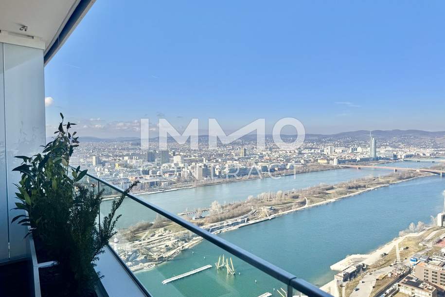 ERSTBEZUG: Höchstgelegenes 3-Zimmer-Apartment Österreichs - DANUBEFLATS, wo Träume Realität werden, Wohnung-kauf, 1.691.500,€, 1220 Wien 22., Donaustadt