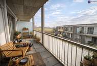 Schnell sein! Charmante Zwei-Zimmer-Wohnung inkl. Garagenplatz mit großem Balkon in Richtung Süden in Ebergassing! Nahe Wien und Flughafen!
