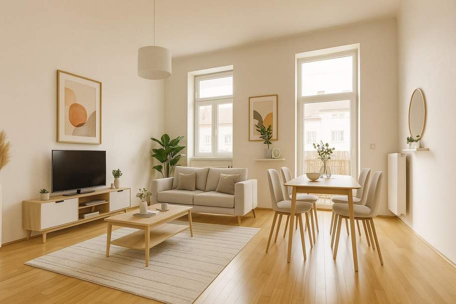 Top-sanierte, ruhige Altbauwohnung mit 4,5m² Balkon, Wohnung-kauf, 299.000,€, 1160 Wien 16., Ottakring