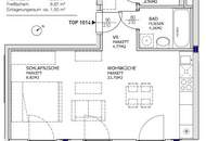 Q11 Leben in Simmering - Schöne Einraumwohnung mit Balkon und Deckenkühlung!
