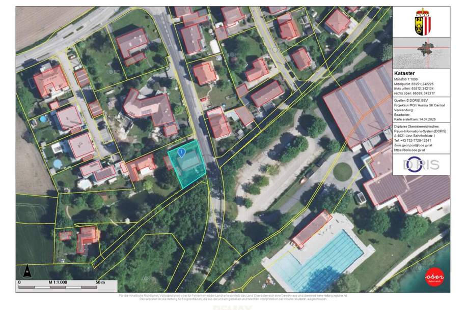 Seltene Gelegenheit am Oedtsee, Grund und Boden-kauf, 180.000,€, 4050 Linz-Land