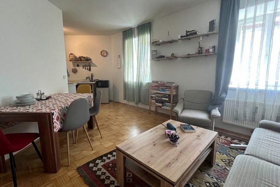 Graz-Zentrum: Smartes Investment: Perfekt geschnittene 2-Zimmer-Wohnung mit Top-Rendite! 1.OG Top 4 BJ 1841, Wohnung-kauf, 105.000,€, 8020 Graz(Stadt)
