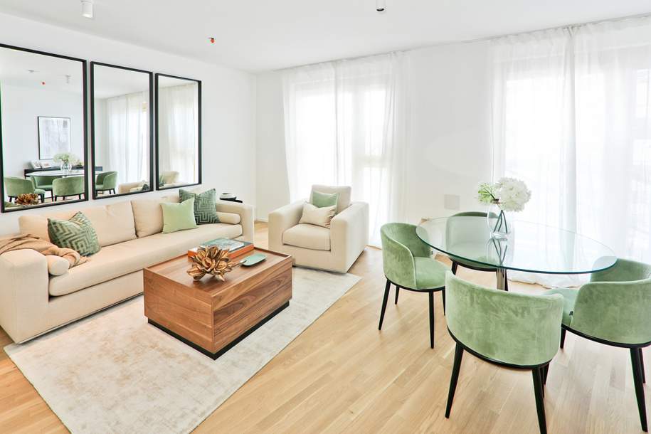 AB NOVEMBER: Optimaler Grundriss im modernen Metropolitan beim Hauptbahnhof! PROVISIONSFREI!, Wohnung-miete, 1.250,00,€, 1100 Wien 10., Favoriten
