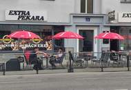 Charmantes Cafe/Bar + Bäckerei + mit großen Schanigarten + 51 m² Wohnung + komplett Küche für Catering + Kühlhaus