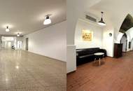 **Einzigartige Gewerbeimmobilie im historischen Gebäude, modern saniert, Top1, 243m² &amp; Top2, 221m², flexibel zusammenlegbar, großzügige Parkflächen**