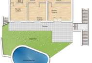 Viel Potential zur Verwirklichung ihrer Wohnträume! Ihr Einfamilienhaus mit Panorama-Ausblick und Pool