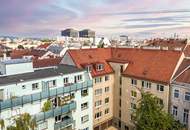 TERRASSENWOHNUNG IM DACHGESCHOSS OHNE SCHRÄGEN II 2 TERRASSEN MIT CA. 46m² II KLIMA II MODERNES BAD II 1 GARAGE II NÄHE YPPENPLATZ UND U6 II LETZER STOCK MIT LIFT