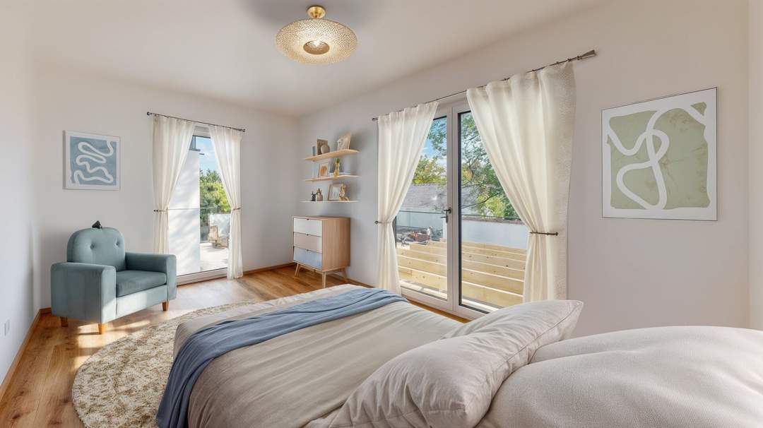 Exklusive Reihen- und Doppelhäuser am idyllischen Hunyadi Park mit Blick in den Park im ALTORT MARIA ENZERSDORF!