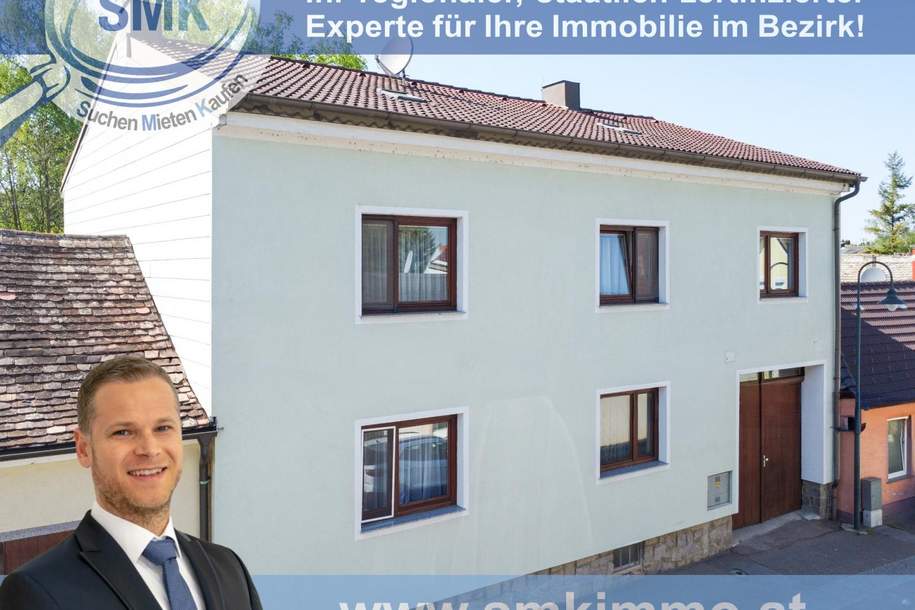 Stockhaus mit Garten und Nebengebäude – 2 Wohneinheiten möglich!, Haus-kauf, 249.000,€, 2042 Hollabrunn