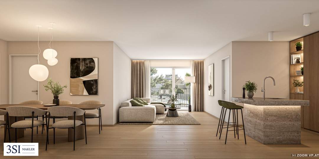 Exklusive 4-Zimmer-Wohnung mit 2 Balkonen