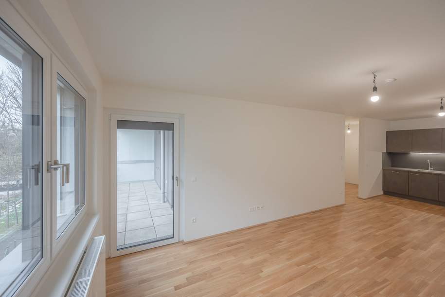 ++VIOLAA++ Hochwertiger 2-Zimmer Neubau-ZWEITBEZUG mit Loggia/Balkon! ***PROVISIONSFREI***, Wohnung-miete, 999,54,€, 1100 Wien 10., Favoriten