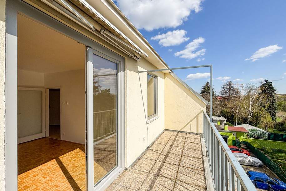 Sonnige DG-Wohnung mit Weitblick und Terrasse - Wohlfühlfaktor!, Wohnung-kauf, 270.000,€, 1230 Wien 23., Liesing
