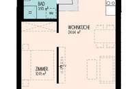 Abendsonne genießen im 15. OG | Moderne 2-Zimmer mit Balkon