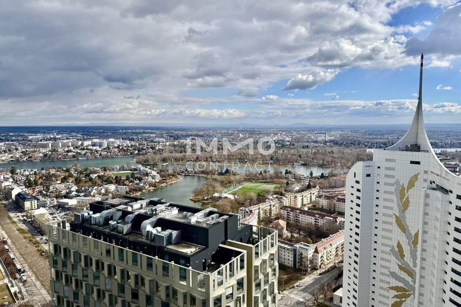 Waterfront Family Living – 3 Zimmer mit 39 m² Loggiafläche &amp; Kaiserwasser-Panorama, Wohnung-miete, 1.100,00,€, 1220 Wien 22., Donaustadt