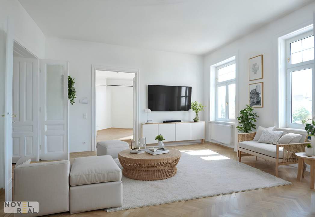 Gepflegtes Wohnen mit viel Platz - 4 Zimmer Etagenwohnung mit Loggia in zentraler Lage