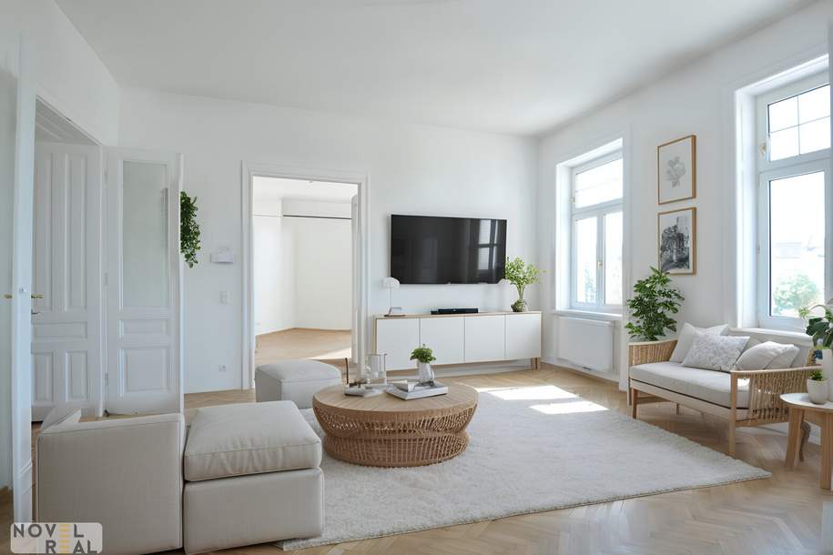 Gepflegtes Wohnen mit viel Platz - 4 Zimmer Etagenwohnung mit Loggia in zentraler Lage, Wohnung-kauf, 649.000,€, 1140 Wien 14., Penzing